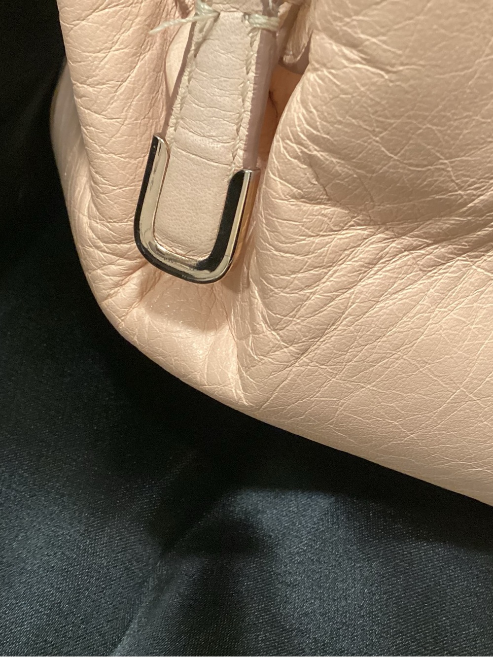Coach Quilted Leather Satchel in Light Blush/Peach #M1420 - Picture 14 of 14